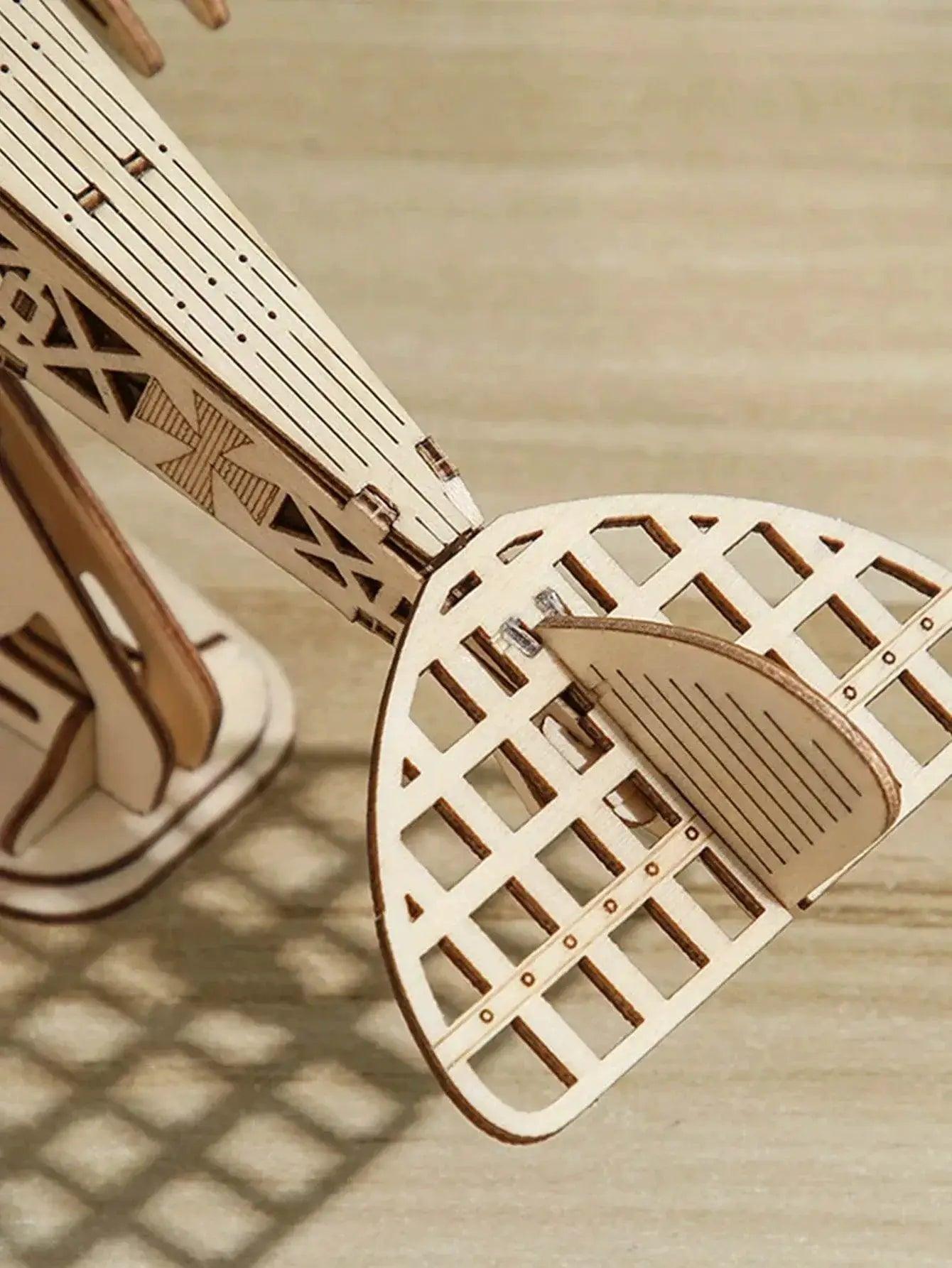  Creative 3D Wooden Puzzle Bi-Plane Model Kits - Toyland EU -  ToylandEU™