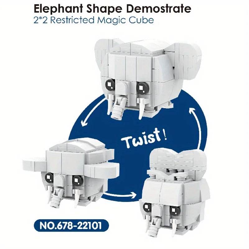 Creative Animal Building Blocks Cute Panda Koala Tiger Rabbit Chicken Model Bricks - ToylandEU