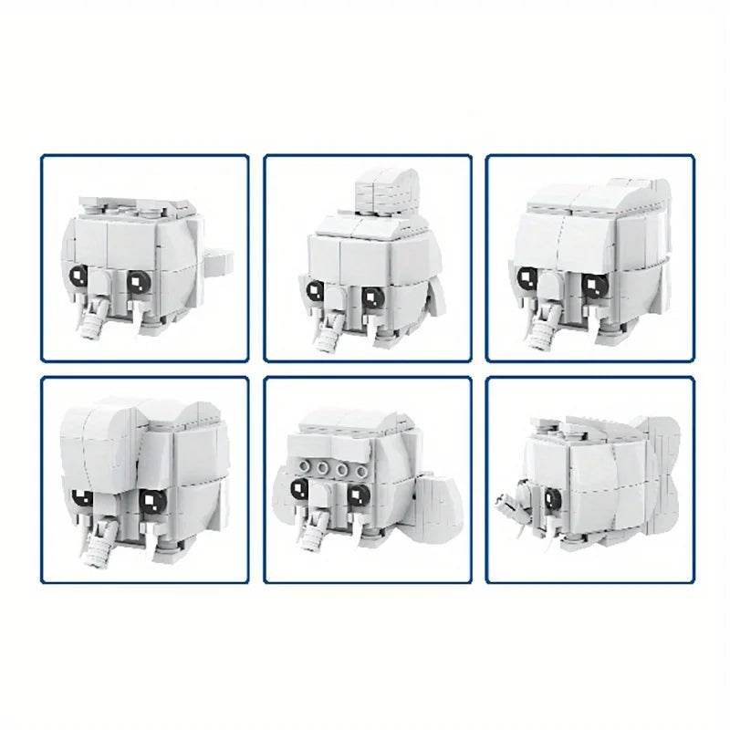 Creative Animal Building Blocks Cute Panda Koala Tiger Rabbit Chicken Model Bricks - ToylandEU