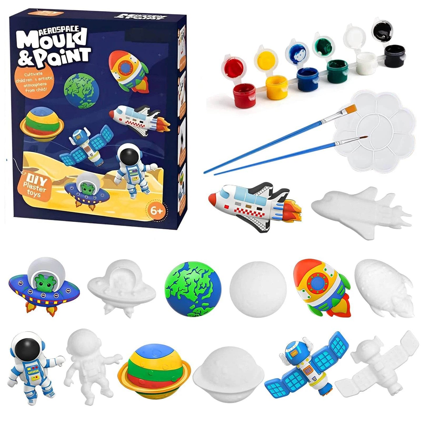 Creative Arts And Crafts Set Painting Kit With Space Projects Dinosaur Theme For Kids Aged 6 To 12 - ToylandEU