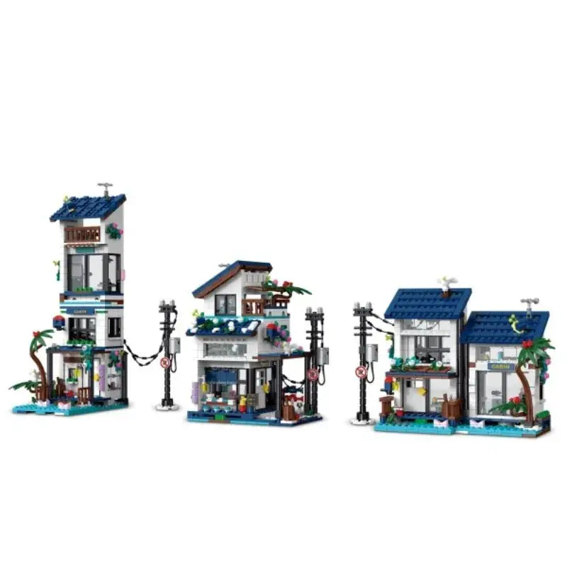 Creative Beach House Building Blocks with Light Kit - ToylandEU
