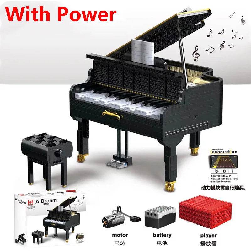 Creative Blocks Set App Controlled Grand Piano For Teens - ToylandEU