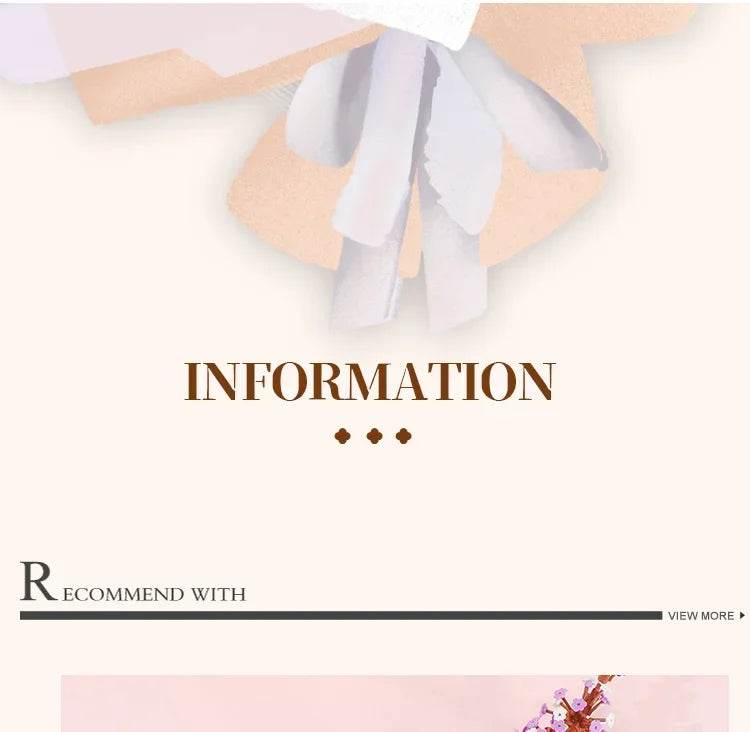 Creative Bouquet Plant Potted Michelia Flower Building Blocks - ToylandEU