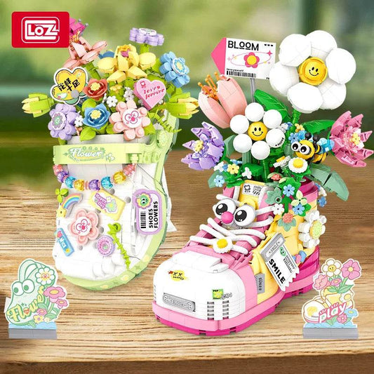 Creative Building Block Set Flower Series MOC Desktop Ornaments For Kids And Adults - ToylandEU