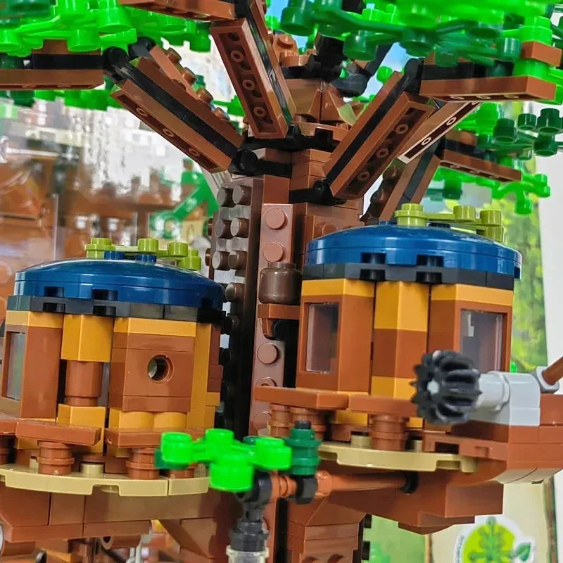 Creative Building Block Set With Fantasy Tree House Lego Compatible Four Seasons For Kids And Families - ToylandEU