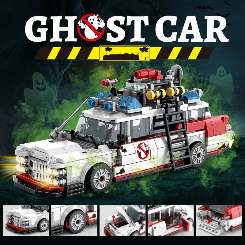 Creative Building Blocks ECTO1 Car Model For Kids And Teens - ToylandEU