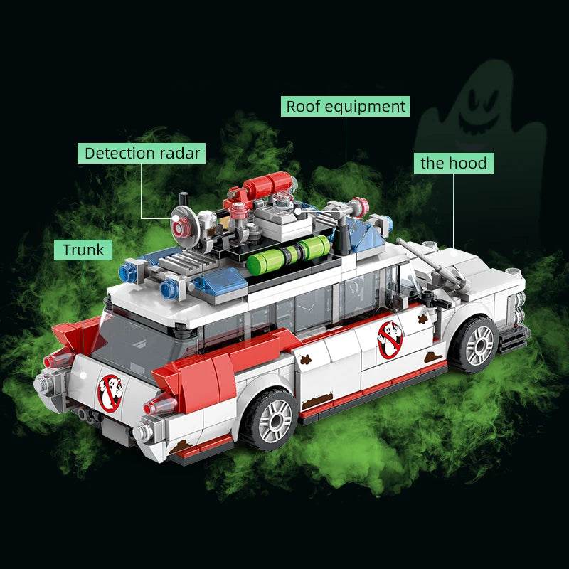 Creative Building Blocks ECTO1 Car Model For Kids And Teens - ToylandEU