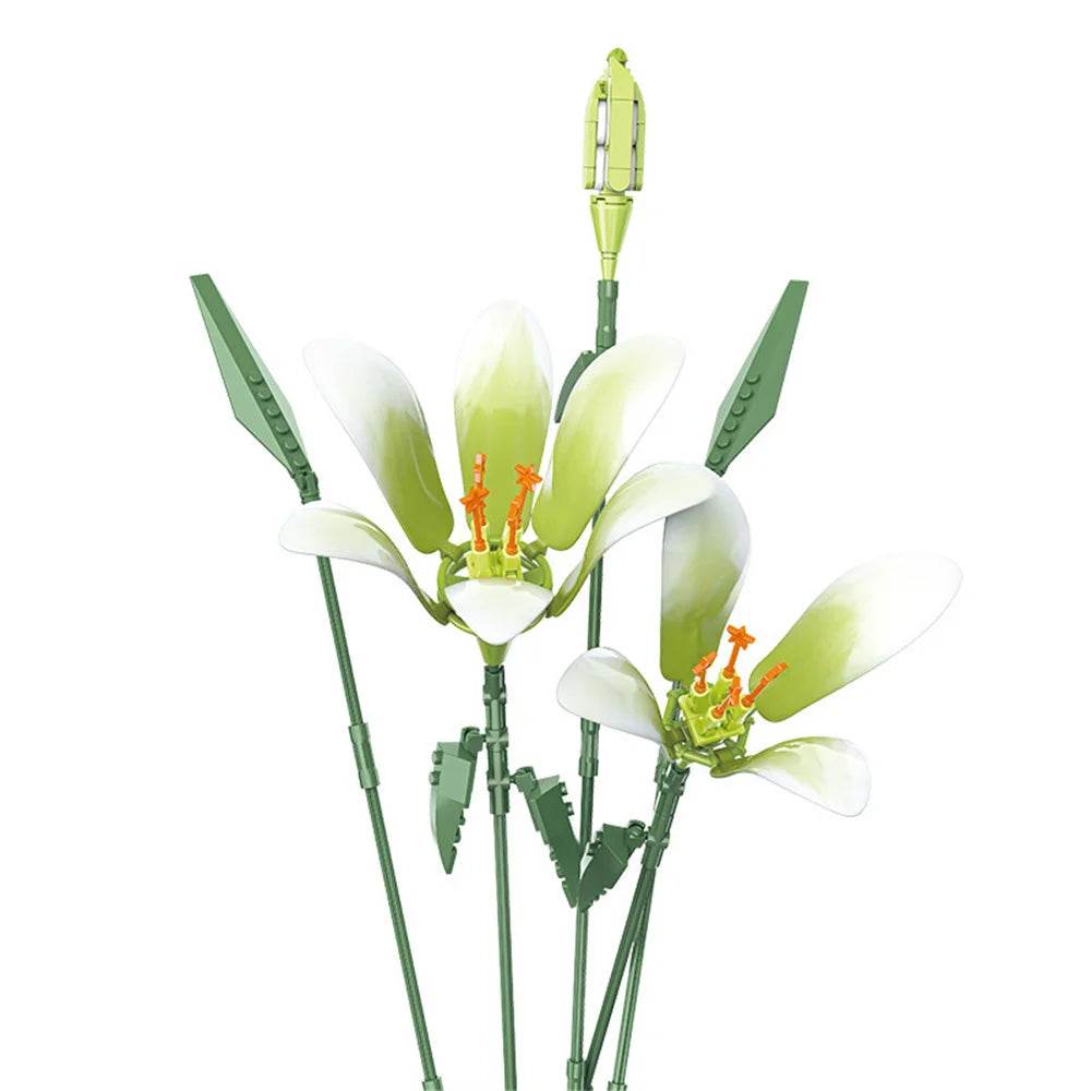 Creative Building Blocks Flower Lily Bouquet For Kids - ToylandEU