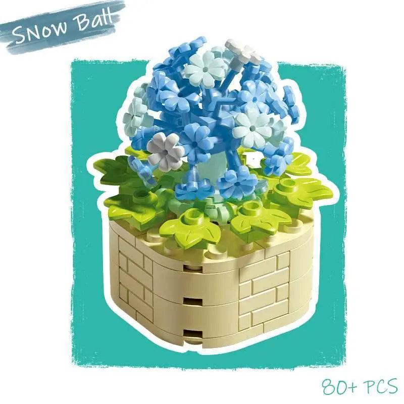  Creative Building Blocks Flower Pot 6 Adults Toyland EU -  ToylandEU™
