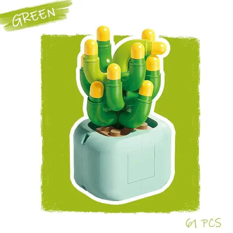  Creative Building Blocks Flower Pot 6 Adults Toyland EU -  ToylandEU™