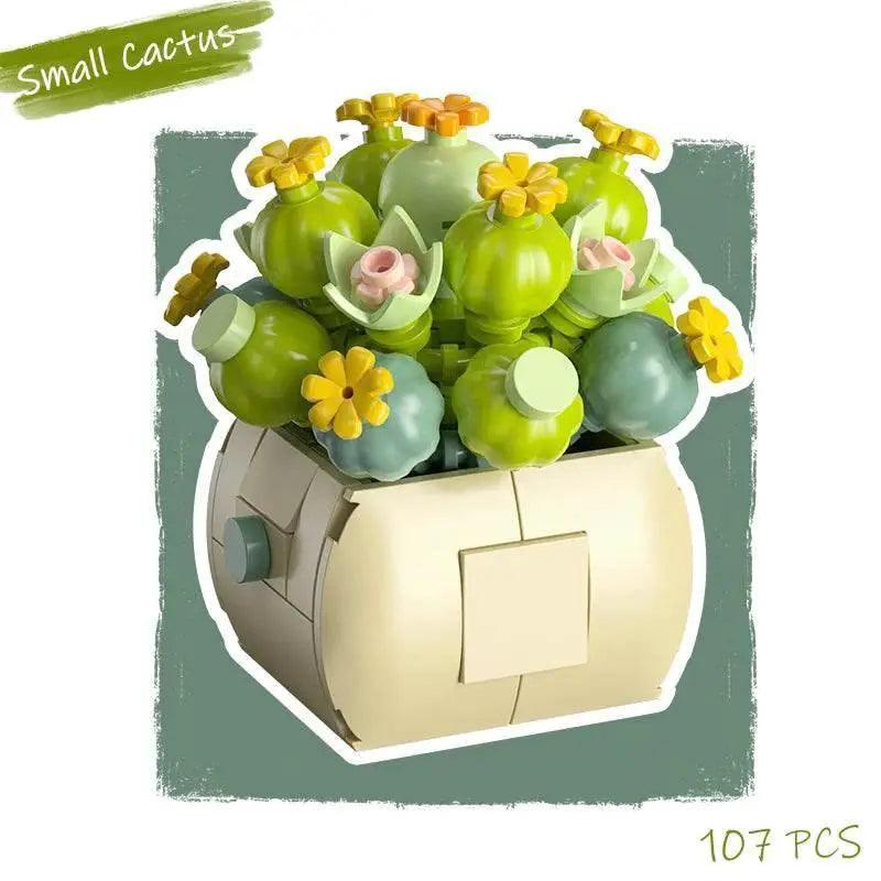  Creative Building Blocks Flower Pot 6 Adults Toyland EU -  ToylandEU™