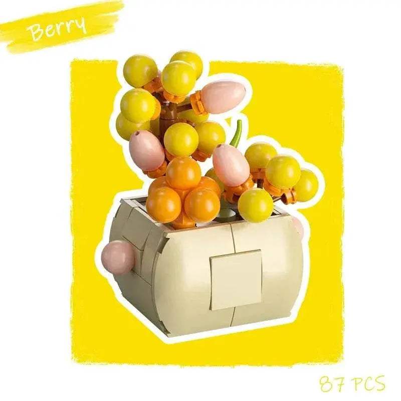  Creative Building Blocks Flower Pot 6 Adults Toyland EU -  ToylandEU™