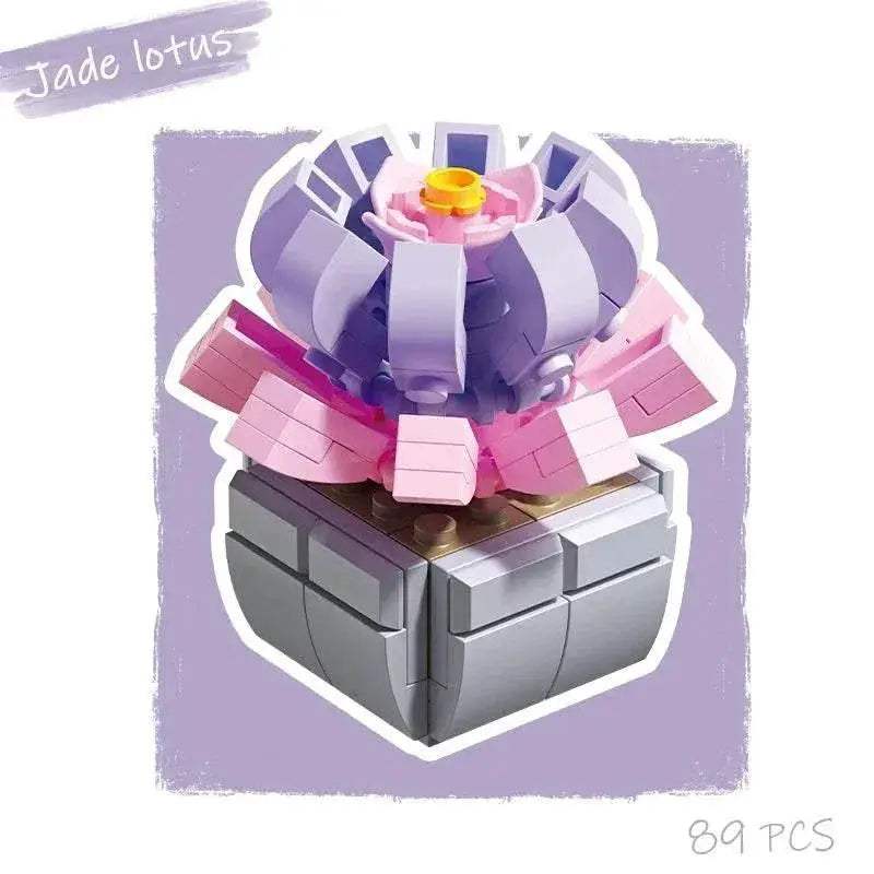  Creative Building Blocks Flower Pot 6 Adults Toyland EU -  ToylandEU™