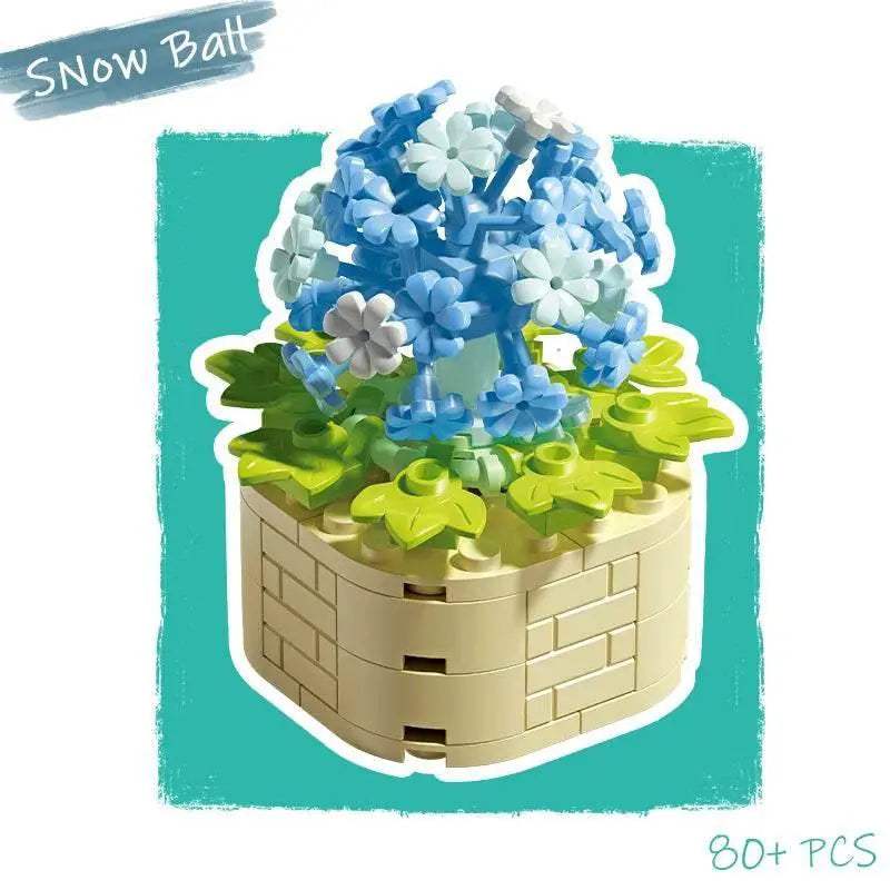  Creative Building Blocks Flower Pot 6 Adults Toyland EU -  ToylandEU™