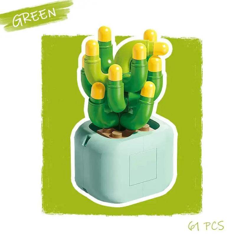  Creative Building Blocks Flower Pot 6 Adults Toyland EU -  ToylandEU™