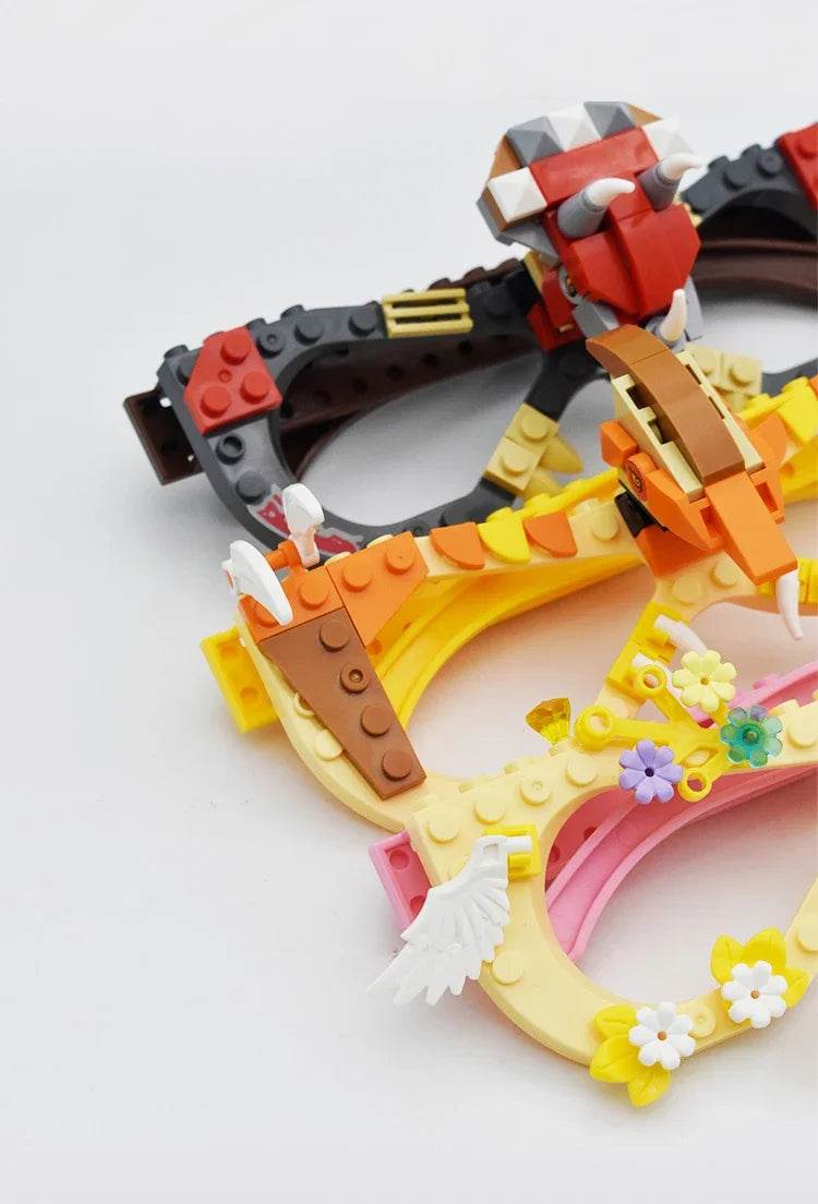 Creative Building Blocks Glasses Baseplate Frame Toys Gift - ToylandEU