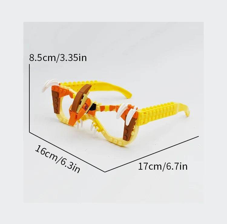 Creative Building Blocks Glasses Baseplate Frame Toys Gift - ToylandEU