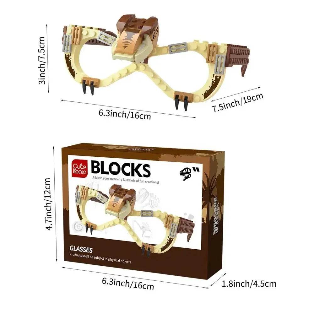 Creative Building Blocks Glasses Baseplate Frame Toys Gift - ToylandEU