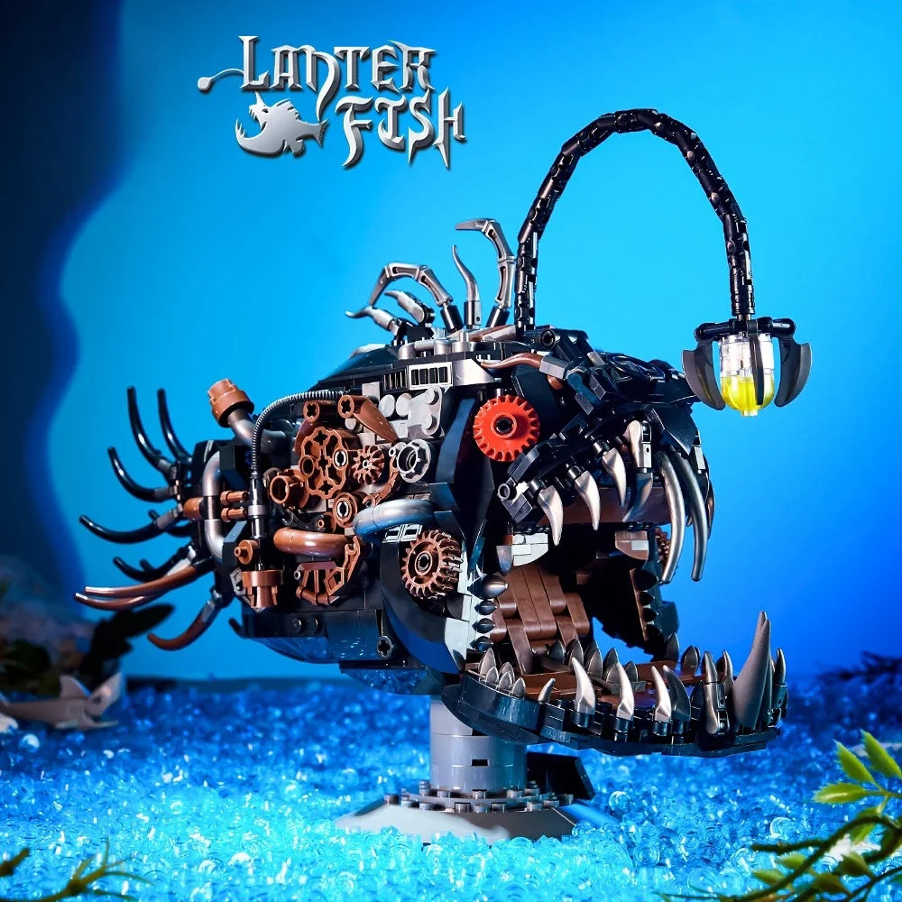 Creative Building Blocks Mech Fish MOC STEM Construction Kit For Boys Girls And Adults Gift - ToylandEU