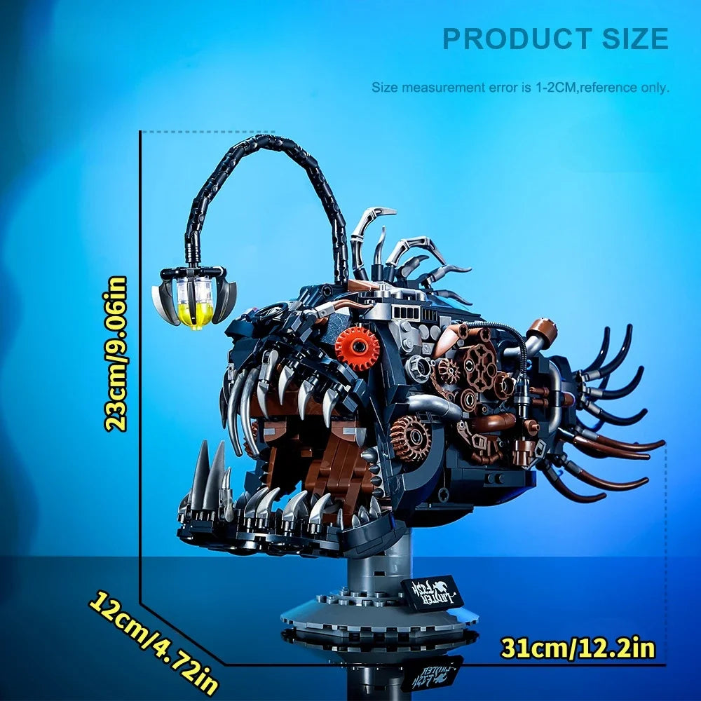 Creative Building Blocks Mech Fish MOC STEM Construction Kit For Boys Girls And Adults Gift - ToylandEU