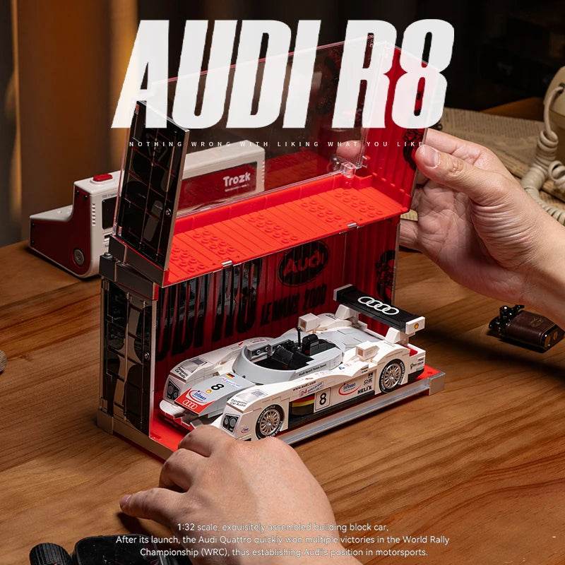Creative Building Blocks R8 Super Sport Car Model for Kids - ToylandEU