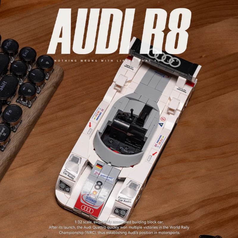 Creative Building Blocks R8 Super Sport Car Model for Kids - ToylandEU