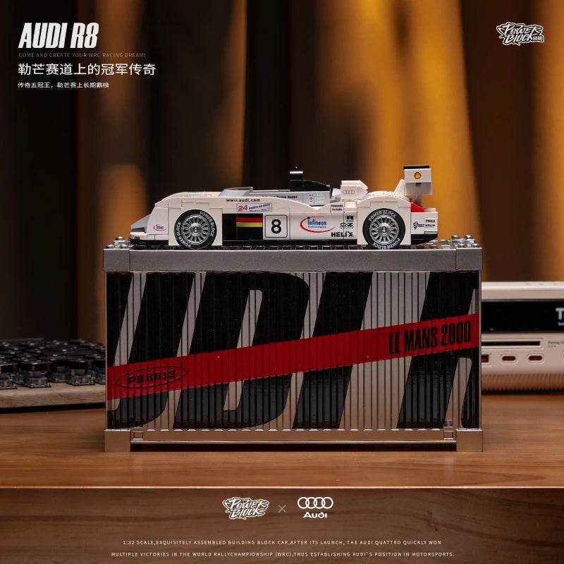 Creative Building Blocks R8 Super Sport Car Model for Kids - ToylandEU