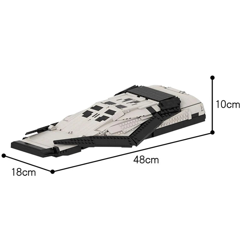 Creative Building Blocks Set Interstellar Rangers Spaceship For Teens - ToylandEU