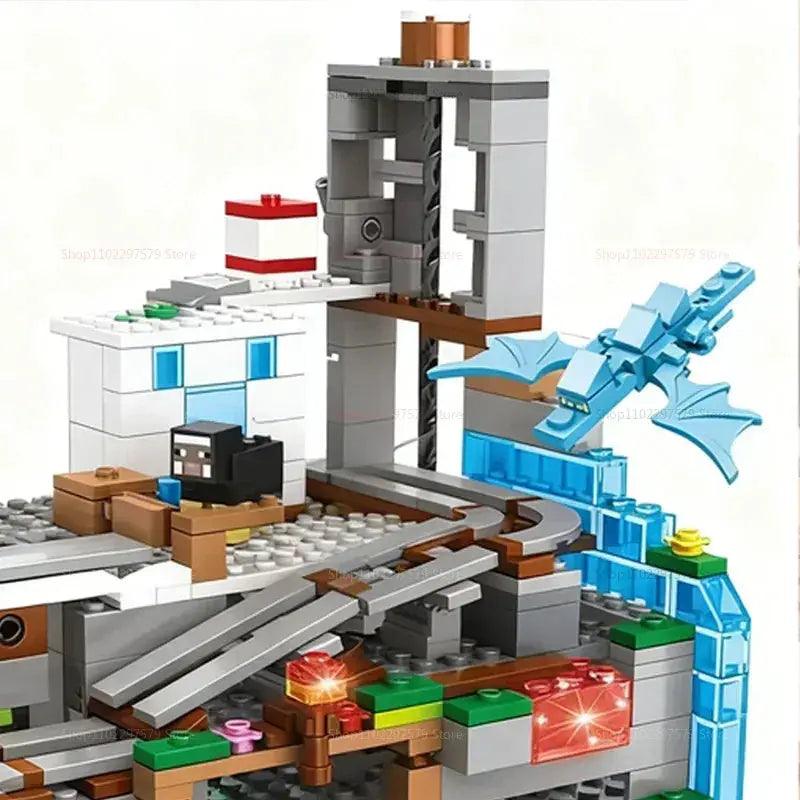  Creative Building Blocks Set With Mine Cart Tracks -  ToylandEU™