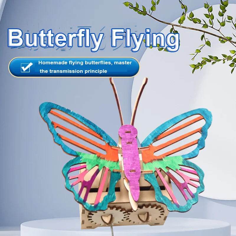 Creative Butterfly DIY Models Building Toy Science Education Model Toy for Children Gift - ToylandEU