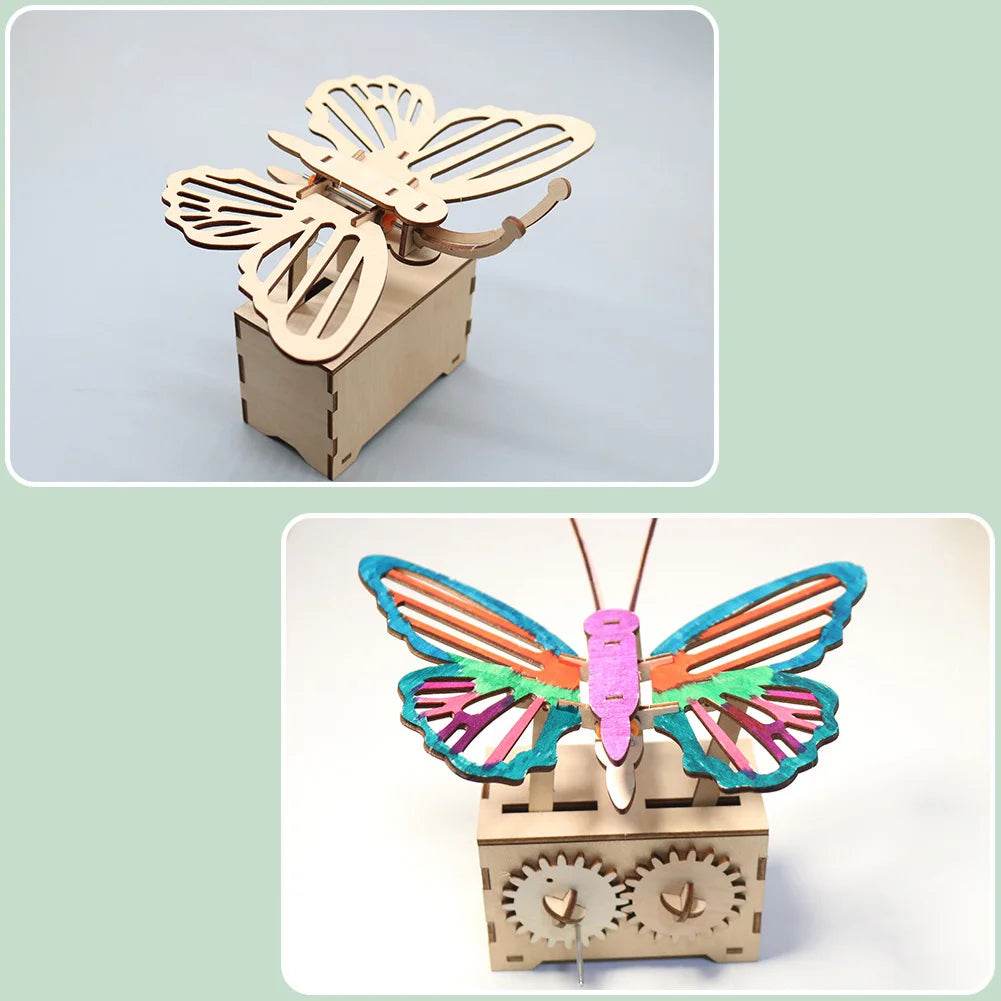 Creative Butterfly DIY Models Building Toy Science Education Model Toy for Children Gift - ToylandEU