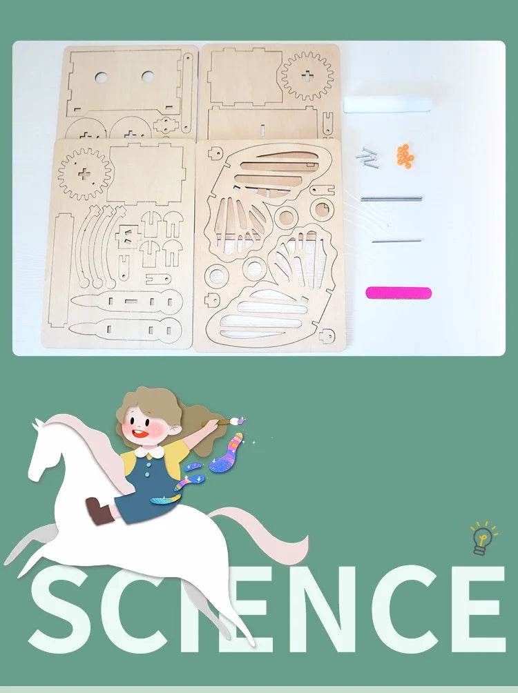 Creative Butterfly DIY Models Building Toy Science Education Model Toy for Children Gift - ToylandEU