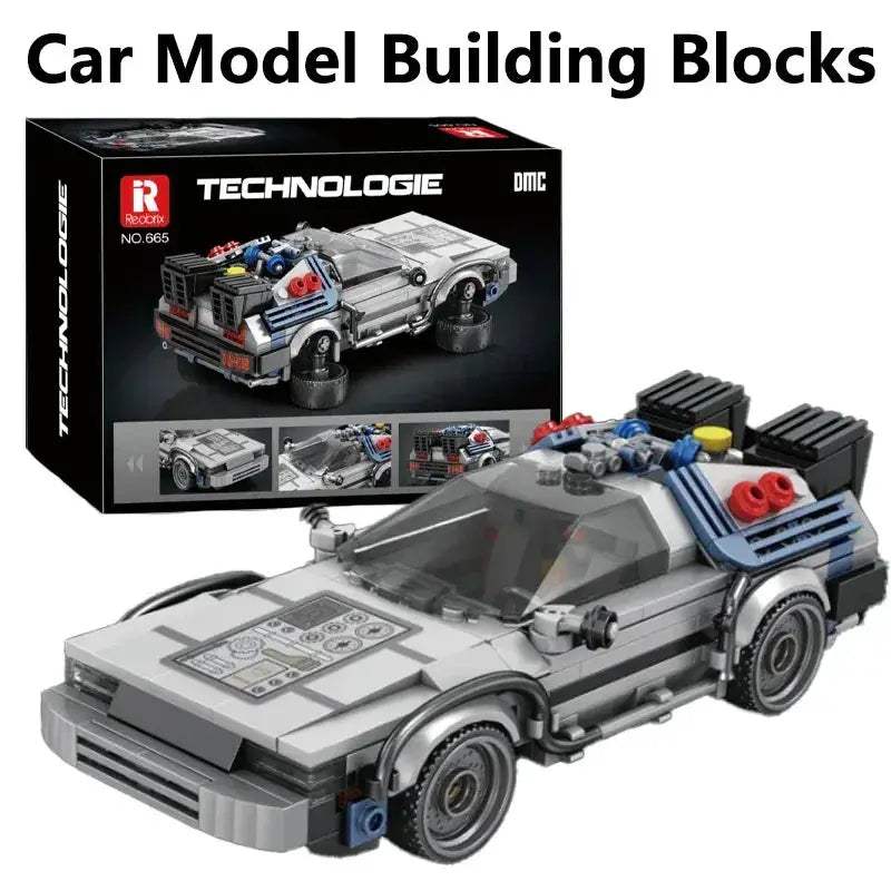 Creative Car Model Building Blocks Desk Ornament For Kids - ToylandEU