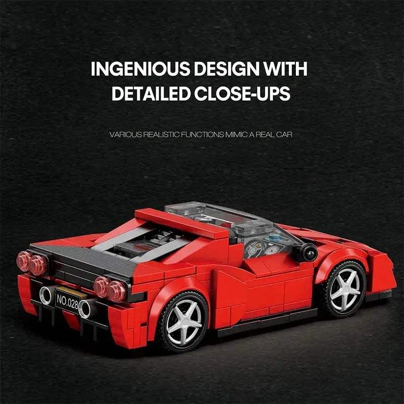 Creative Car Model Building Blocks Desk Ornament For Kids - ToylandEU
