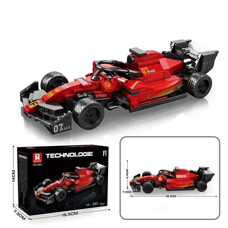 Creative Car Model Building Blocks Desk Ornament For Kids - ToylandEU