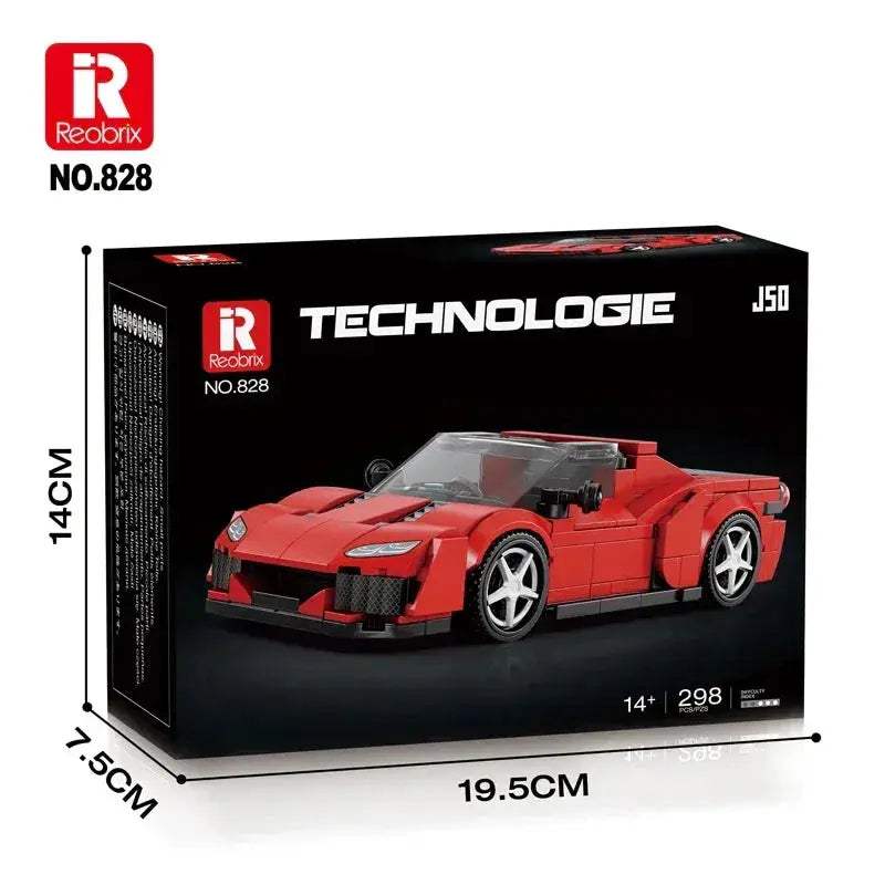 Creative Car Model Building Blocks Desk Ornament For Kids - ToylandEU