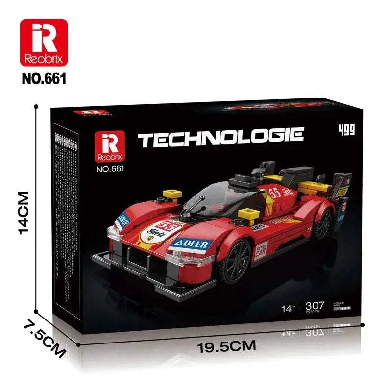 Creative Car Model Building Blocks Desk Ornament For Kids - ToylandEU
