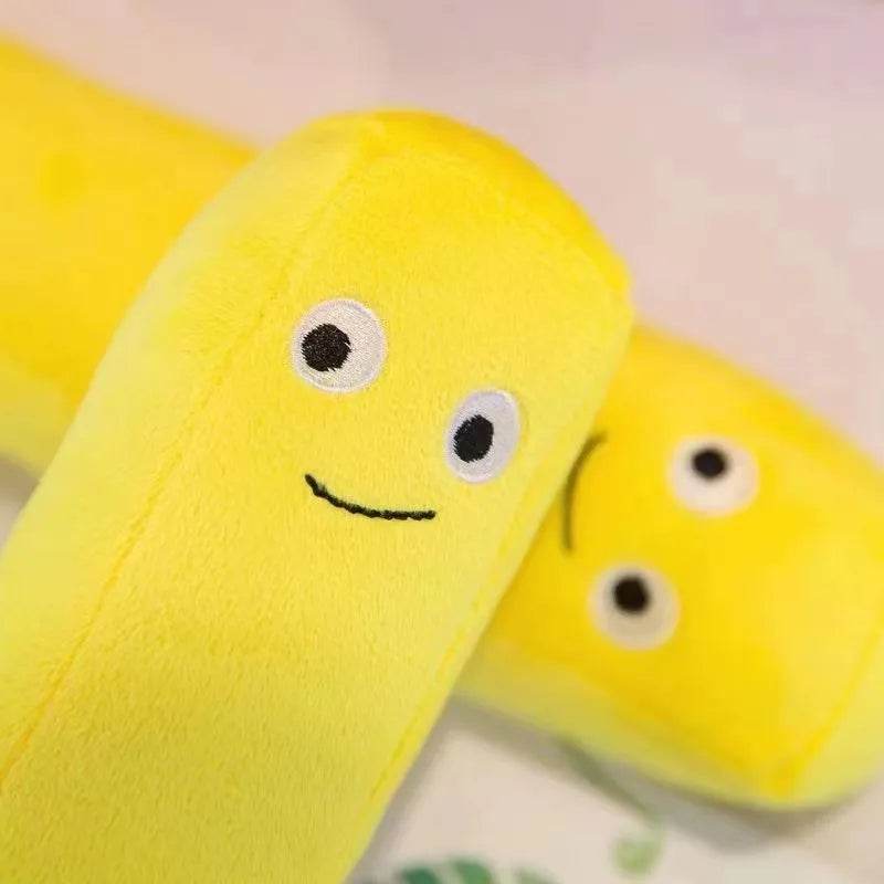 Creative Cartoon French Fries Hamburger Pizza Ornaments Couple Plush Toy Doll for Girls and Boys Birthday Gifts - ToylandEU