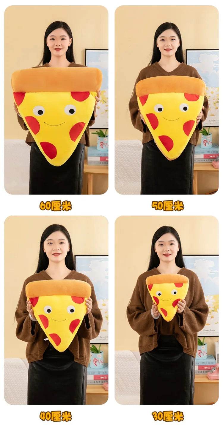Creative Cartoon French Fries Hamburger Pizza Ornaments Couple Plush Toy Doll for Girls and Boys Birthday Gifts - ToylandEU