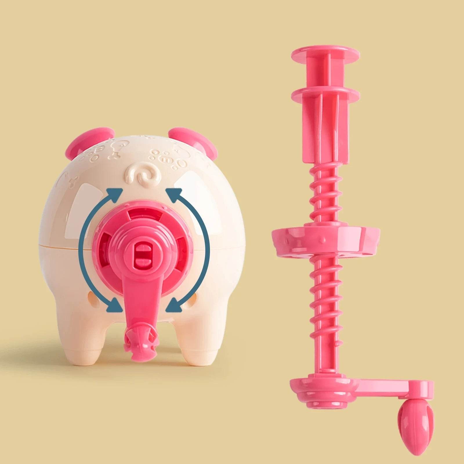 Creative Cartoon Pig Noodle Maker and Clay Dough Set for Kids Fun and Imaginative Play - ToylandEU