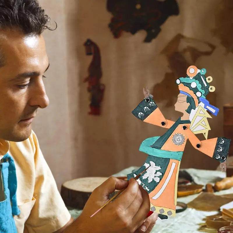 Creative Chinese Shadow Puppet Craft Kit for Kids - DIY Paper Theater Fun - ToylandEU