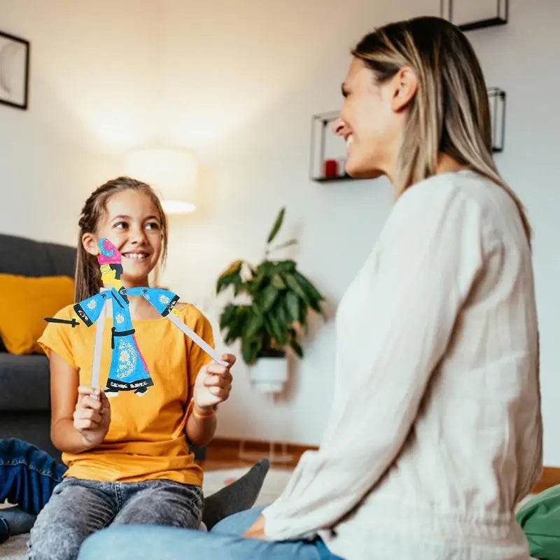 Creative Chinese Shadow Puppet Craft Kit for Kids - DIY Paper Theater Fun - ToylandEU