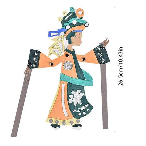 Creative Chinese Shadow Puppet Craft Kit for Kids - DIY Paper Theater Fun - ToylandEU