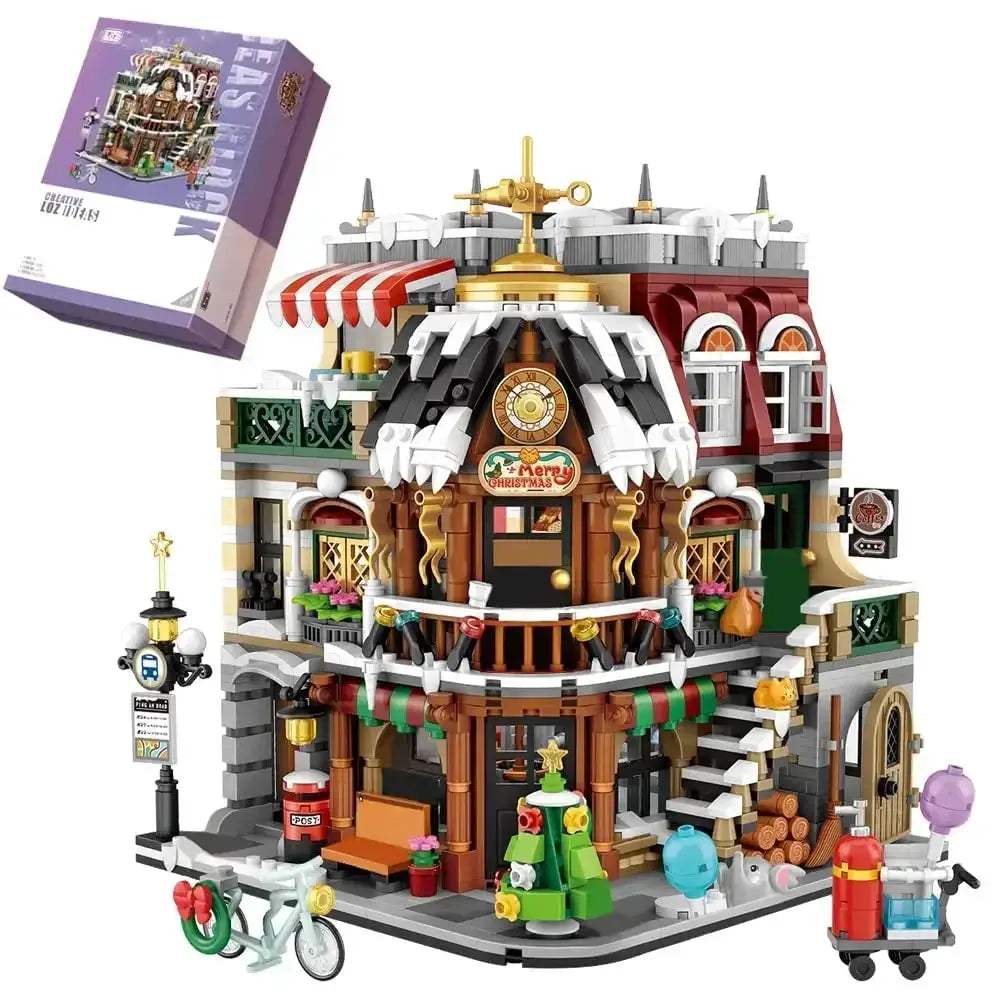 Creative Christmas Coffee Shop Building Blocks Kit 2506 Pcs - ToylandEU