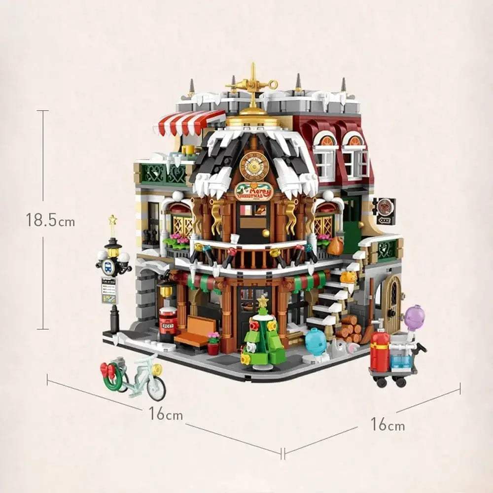 Creative Christmas Coffee Shop Building Blocks Kit 2506 Pcs - ToylandEU