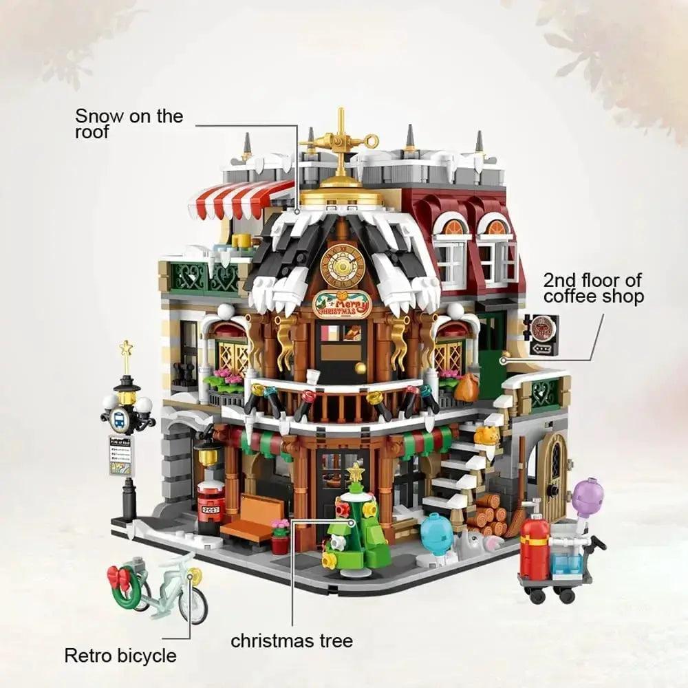  Creative Christmas Coffee Shop Building Blocks Kit -  ToylandEU™