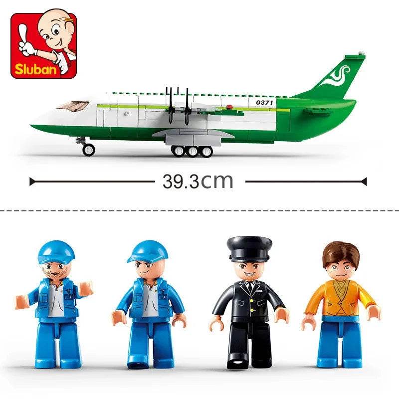 Creative City Airbus Cargo Aircraft Building Blocks Toys - ToylandEU