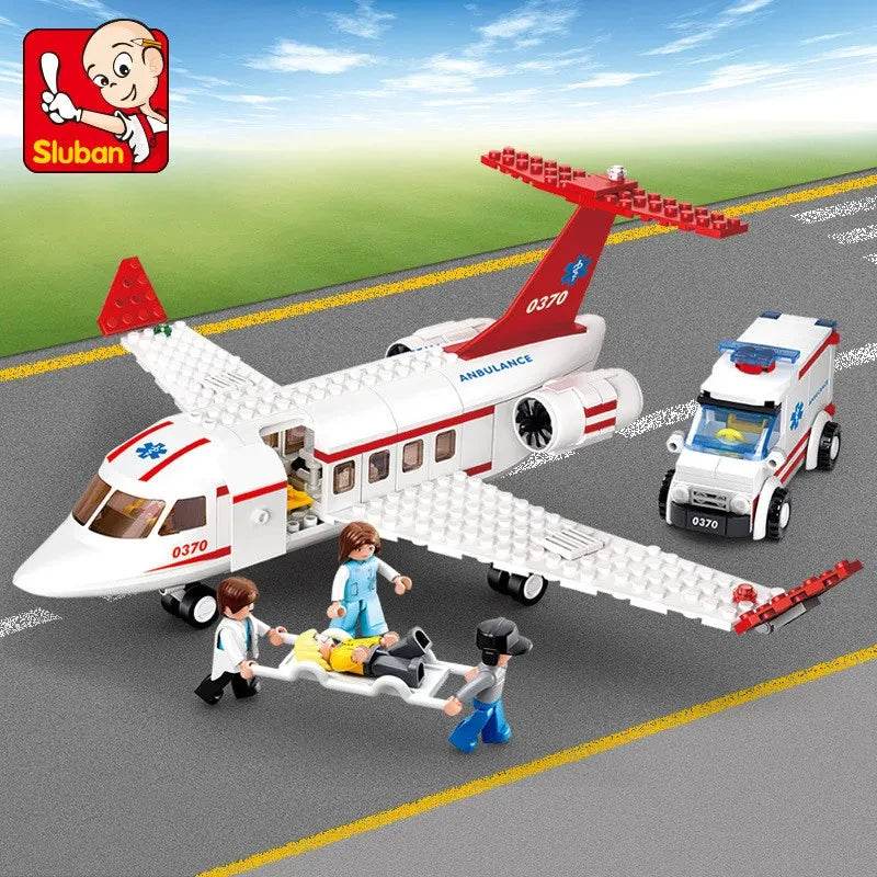 Creative City Airbus Cargo Aircraft Building Blocks Toys - ToylandEU
