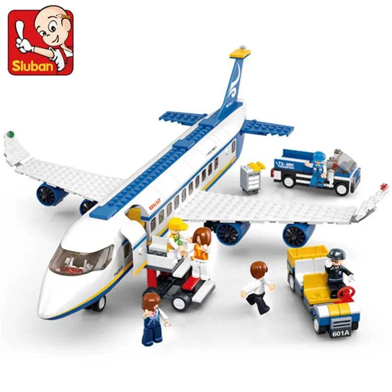 Creative City Airbus Cargo Aircraft Building Blocks Toys - ToylandEU