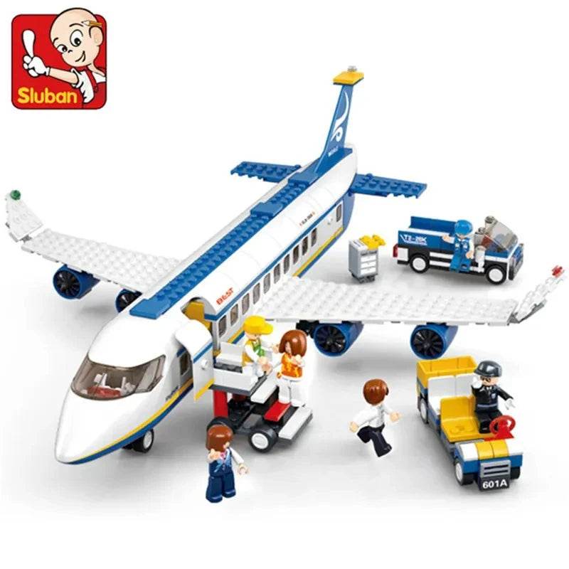 Creative City Airbus Cargo Aircraft Building Blocks Toys - ToylandEU